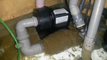 power filter in sump